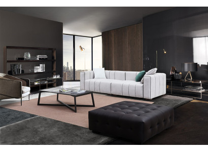 Bank Leren bank Kunstleer Bank Big - luxe woonkamer zitkussen Vierzits